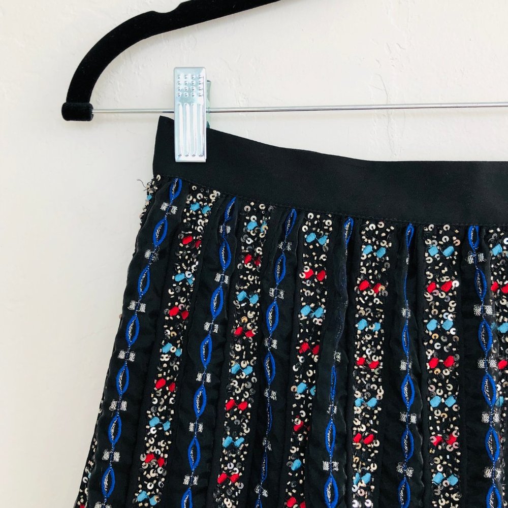 Bead and Sequin Club Monaco Mini Skirt - Picture 4 of 11